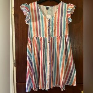 Stripe Button Down Dress